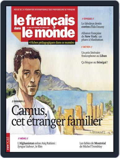 Le Français Dans Le Monde September 5th, 2013 Digital Back Issue Cover