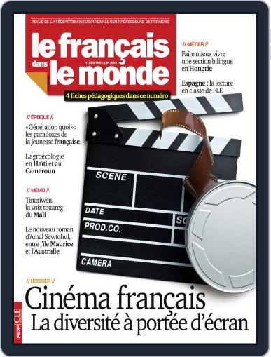 Le Français Dans Le Monde May 7th, 2014 Digital Back Issue Cover