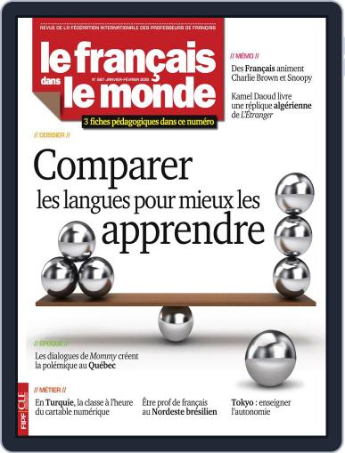 Le Français Dans Le Monde January 14th, 2015 Digital Back Issue Cover