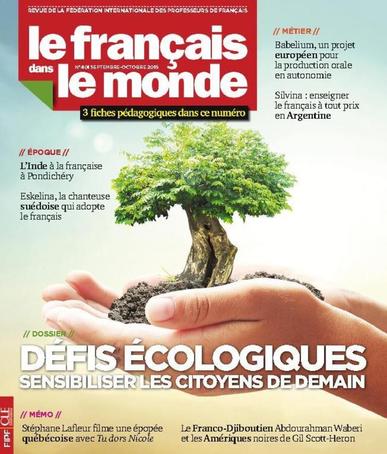 Le Français Dans Le Monde September 1st, 2015 Digital Back Issue Cover