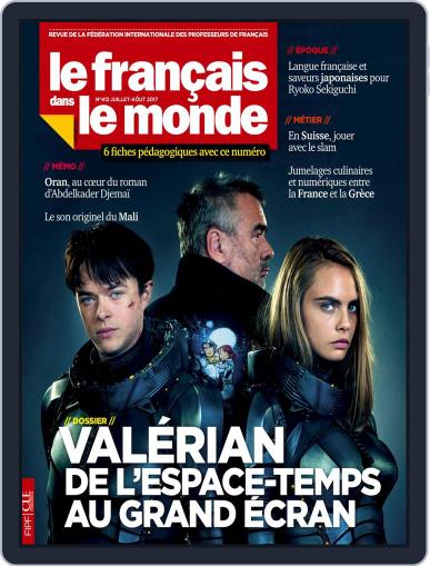 Le Français Dans Le Monde July 1st, 2017 Digital Back Issue Cover