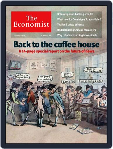 The Economist Continental Europe Edition July 8th, 2011 Digital Back Issue Cover
