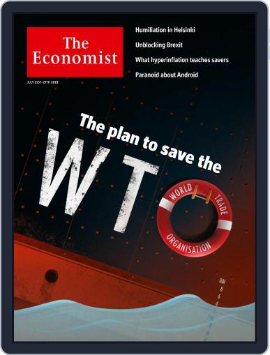 The Economist Continental Europe Edition July 21st, 2018 Digital Back Issue Cover