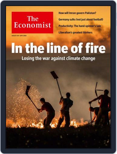 The Economist Continental Europe Edition August 4th, 2018 Digital Back Issue Cover