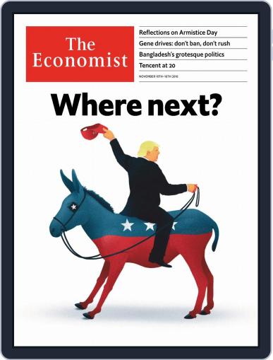 The Economist Continental Europe Edition November 10th, 2018 Digital Back Issue Cover