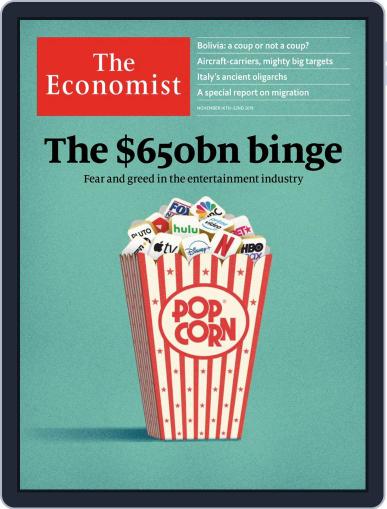 The Economist Continental Europe Edition November 16th, 2019 Digital Back Issue Cover