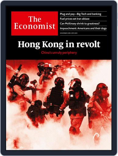 The Economist Continental Europe Edition November 23rd, 2019 Digital Back Issue Cover