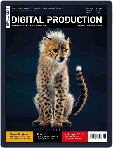 Digital Production November 1st, 2018 Digital Back Issue Cover