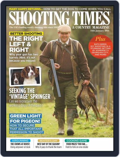 Shooting Times & Country January 13th, 2015 Digital Back Issue Cover