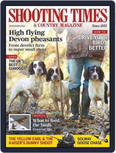 Shooting Times & Country November 25th, 2015 Digital Back Issue Cover