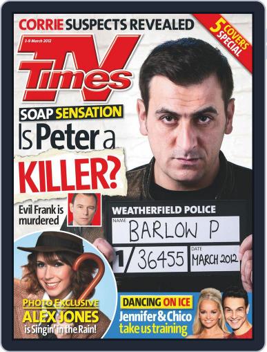 TV Times February 29th, 2012 Digital Back Issue Cover