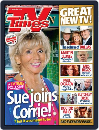TV Times August 28th, 2012 Digital Back Issue Cover