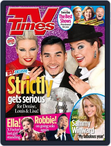 TV Times November 19th, 2012 Digital Back Issue Cover