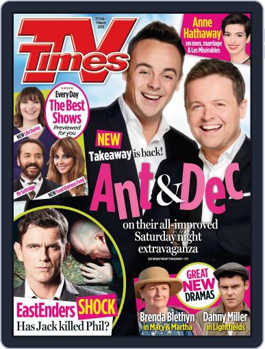TV Times February 18th, 2013 Digital Back Issue Cover