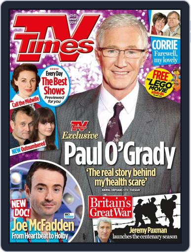 TV Times January 20th, 2014 Digital Back Issue Cover
