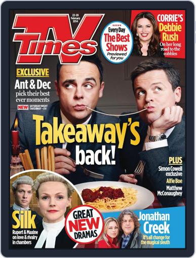 TV Times February 17th, 2014 Digital Back Issue Cover