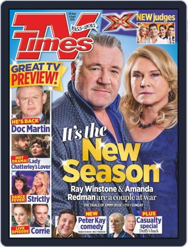 TV Times August 29th, 2015 Digital Back Issue Cover