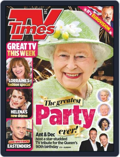 TV Times May 10th, 2016 Digital Back Issue Cover