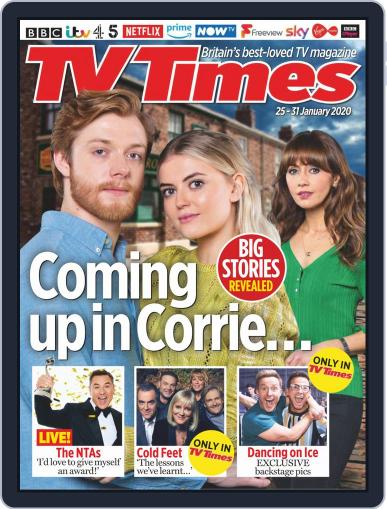 TV Times January 25th, 2020 Digital Back Issue Cover