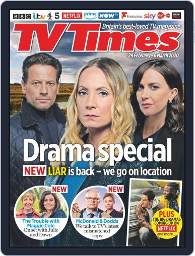 TV Times February 29th, 2020 Digital Back Issue Cover