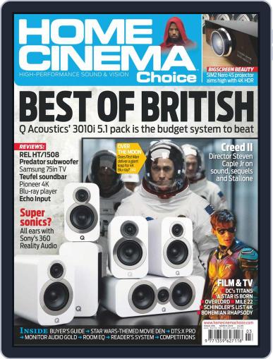 Home Cinema Choice March 1st, 2019 Digital Back Issue Cover