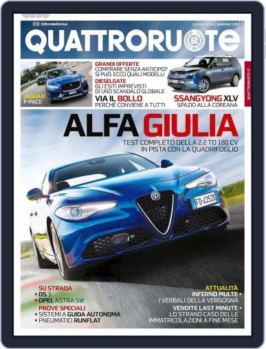 Quattroruote May 31st, 2016 Digital Back Issue Cover