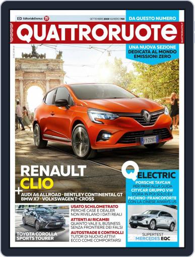 Quattroruote September 1st, 2019 Digital Back Issue Cover