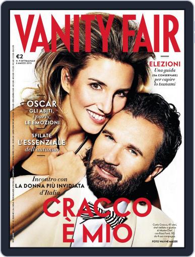 Vanity Fair Italia March 5th, 2013 Digital Back Issue Cover