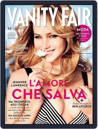 Vanity Fair Italia March 6th, 2013 Digital Back Issue Cover