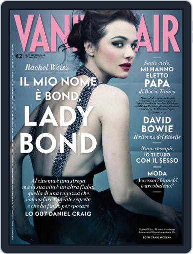 Vanity Fair Italia March 13th, 2013 Digital Back Issue Cover