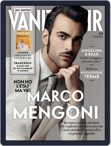 Vanity Fair Italia March 20th, 2013 Digital Back Issue Cover