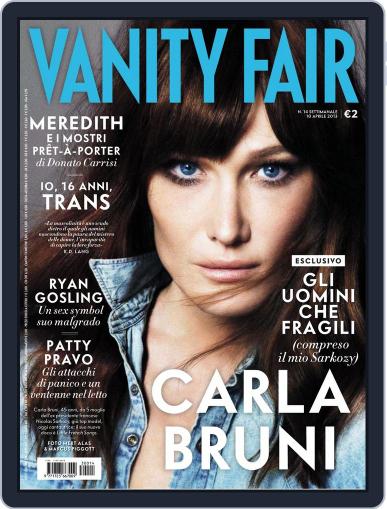 Vanity Fair Italia April 3rd, 2013 Digital Back Issue Cover