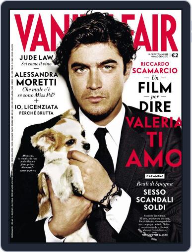 Vanity Fair Italia May 7th, 2013 Digital Back Issue Cover