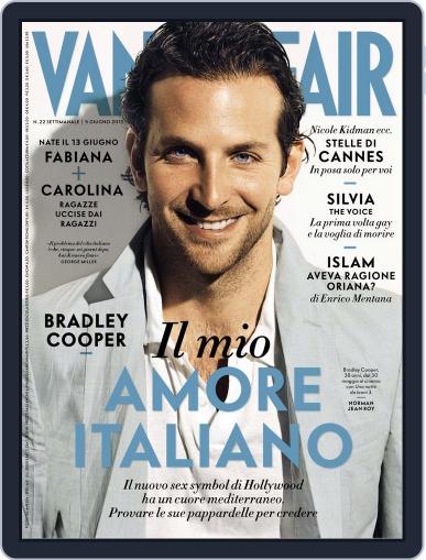 Vanity Fair Italia May 29th, 2013 Digital Back Issue Cover
