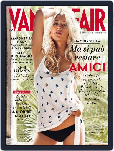 Vanity Fair Italia July 2nd, 2013 Digital Back Issue Cover