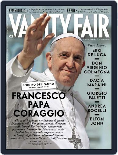 Vanity Fair Italia July 9th, 2013 Digital Back Issue Cover