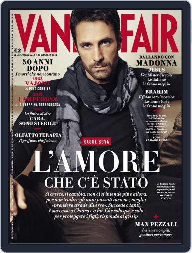 Vanity Fair Italia October 8th, 2013 Digital Back Issue Cover