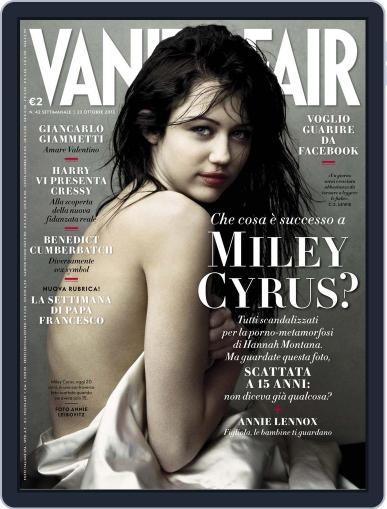 Vanity Fair Italia October 15th, 2013 Digital Back Issue Cover