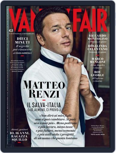Vanity Fair Italia November 19th, 2013 Digital Back Issue Cover
