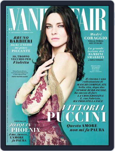 Vanity Fair Italia January 9th, 2014 Digital Back Issue Cover