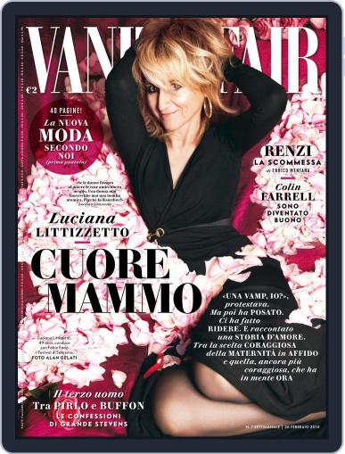 Vanity Fair Italia February 18th, 2014 Digital Back Issue Cover
