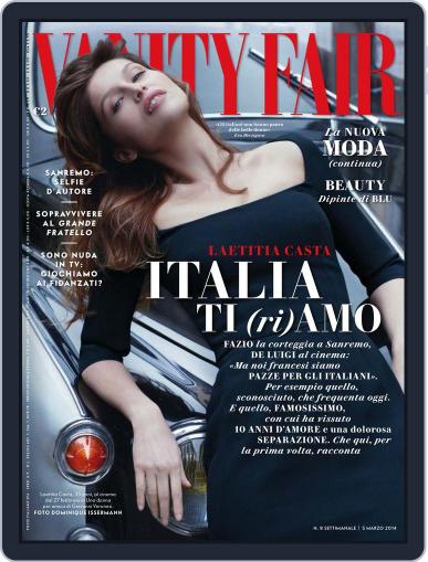 Vanity Fair Italia February 25th, 2014 Digital Back Issue Cover