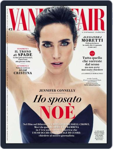 Vanity Fair Italia April 15th, 2014 Digital Back Issue Cover