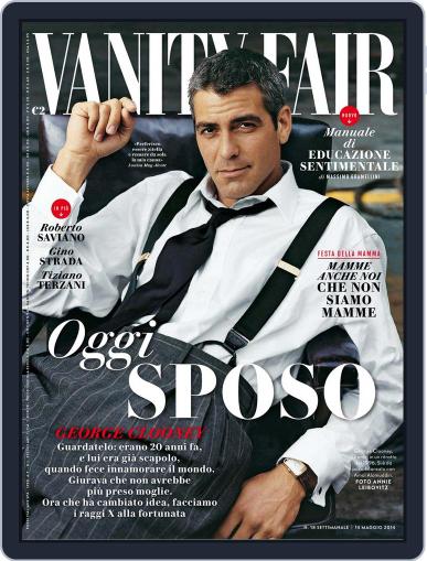 Vanity Fair Italia May 6th, 2014 Digital Back Issue Cover