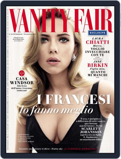 Vanity Fair Italia May 20th, 2014 Digital Back Issue Cover