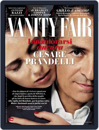 Vanity Fair Italia May 27th, 2014 Digital Back Issue Cover