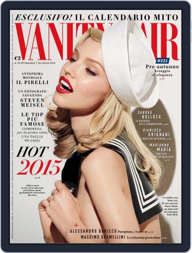 Vanity Fair Italia July 22nd, 2014 Digital Back Issue Cover