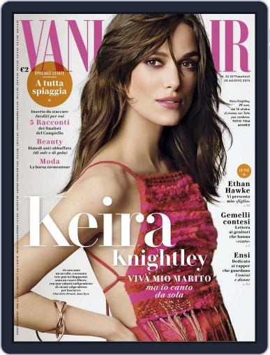 Vanity Fair Italia August 12th, 2014 Digital Back Issue Cover