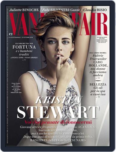 Vanity Fair Italia October 27th, 2014 Digital Back Issue Cover