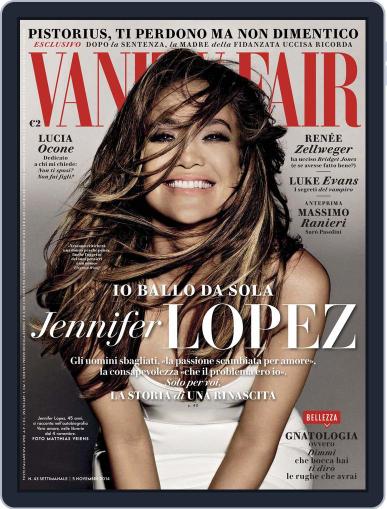 Vanity Fair Italia November 3rd, 2014 Digital Back Issue Cover